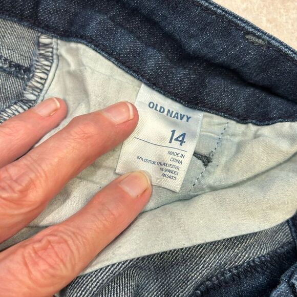 Old Navy Blue Relaxed Shorts size 14 - Picture 6 of 9